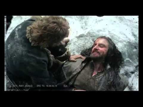 Видео: Ричард Армитидж о съемках сцены смерти Торина, с русскими субтитрами