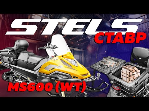 Видео: Обзор на снегоход STELS СТАВР MS600 (WT) на канадском вариаторе #stels