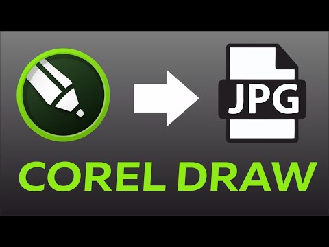 Видео: Сохранить картинку Corel Draw в формат JPG