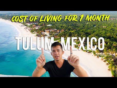 Видео: Стоимость жизни в Тулуме, Мексика, за 1 месяц