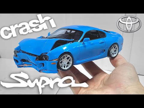Видео: Краш Тест Toyota Supra из пластилина