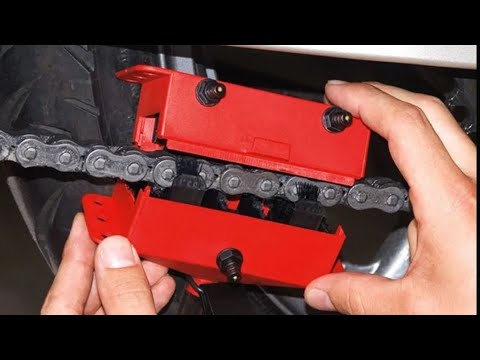 Видео: Машинка для чистки и промывки цепи мотоцикла.  Как быстро помыть цепь и оставить всё в чистоте.