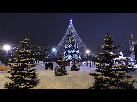 Видео: Новый год в Тюмени