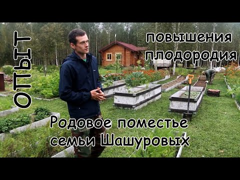 Видео: Опыт повышения плодородия почвы в Родовом Поместье семьи Шашуровых