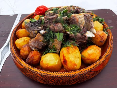 Видео: Казан кебаб на природе! Kazan kebab in nature!