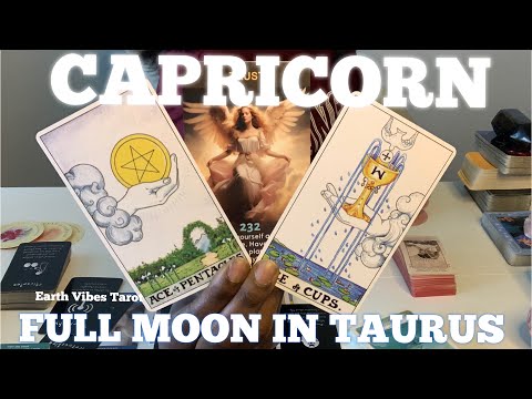Видео: КОЗЕРОГ ♑️ ПОЛНОЛУНИЕ В ТЕЛЬЦЕ: Священное откровение о чувстве собственного достоинства!