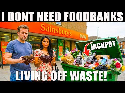 Видео: UK FREEGAN раскрывает огромные пищевые отходы, которые британские розничные торговцы выбрасывают ...
