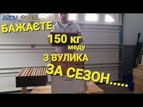 Видео: Бажаєте 150 кг меду з вулика за сезон.... Відповіді на запитання #пчеловодствов6тирамочныхульях