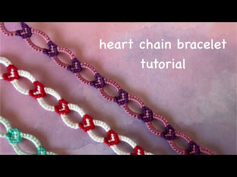 Видео: Мастер-класс по созданию браслета-цепочки в форме сердца