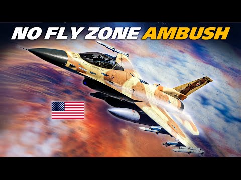 Видео: F-16C Viper | Засада в бесполетной зоне возле Мосула | Цифровой боевой симулятор | DCS |