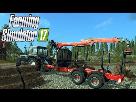 Видео: #5. ЗАГОТОВКА ЛЕСА. ПИЛИМ БРЁВНА. FARMING SIMULATOR 17