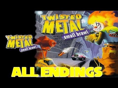Видео: Twisted Metal Small Brawl Все концовки + Концовка с цензурой Акселя