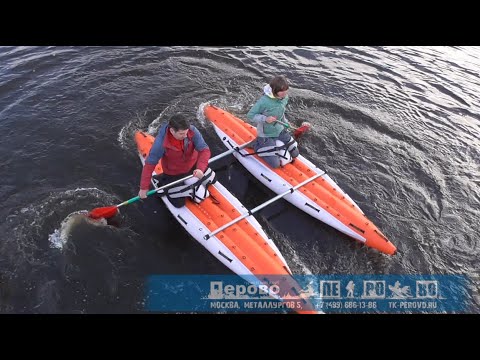 Видео: Катамаран или два каяка для занятий водным туризмом, рыбалкой и просто для отдыха на воде