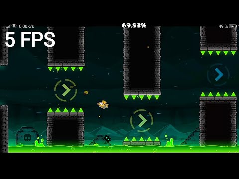 Видео: Почему лагает кораблик на уровне Dash? | Geometry dash