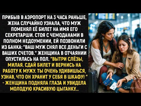 Видео: PПрибыв в аэропорт на 3 часа раньше, жена случайно узнала, что муж поменял её билет...