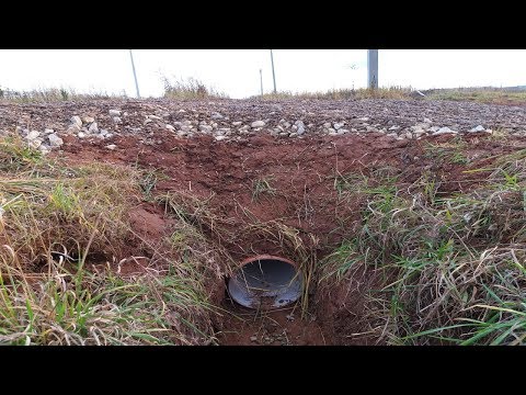 Видео: Въезд на участок через канаву