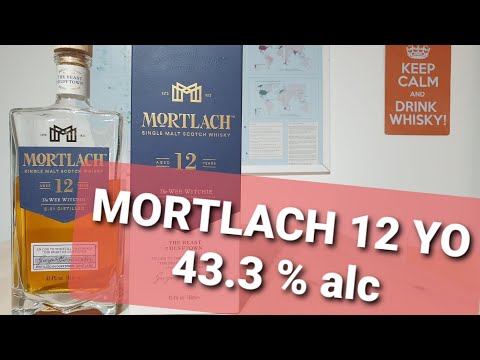 Видео: #вискипанорама #mortlach #whisky Виски обзор 206. Mortlach 12 YO ,43.4 alc