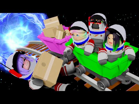 Видео: КАРТ РАЙД, НО МЫ В КОСМОСЕ! ДОСТАВЛЯЕМ ПОСЫЛОЧКИ! Roblox Cart Ride Delivery Service