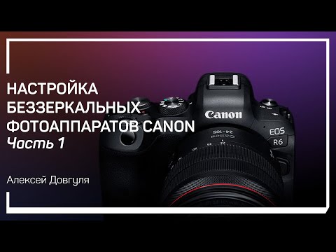 Видео: Предисловие. Настройка беззеркальных фотоаппаратов Canon. Алексей Довгуля