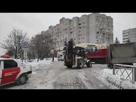 Видео: Обнинск.Обзор города на авто. 12 декабря 2023 г.