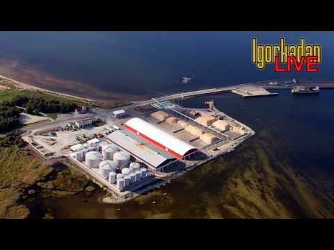 Видео: Порт Кунда цементный завод Tsemenditehas Punane Kunda основан в 1870 году Денежные знаки Port Kunda