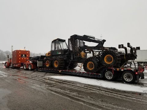 Видео: Дальнобой. США. Самый интересный груз. Последний рейс в 2017 году.