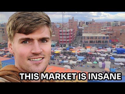 Видео: Внутри одного из крупнейших блошиных рынков Южной Америки (Feria 16 de Julio)