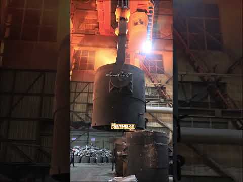 Видео: Процесс производства литой стали для крупных песчаных литейных заводов #литьё #сталь