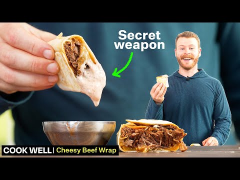 Видео: Почему приготовление этого сырного ролла с тушеной говядиной занимает всего 10 минут.