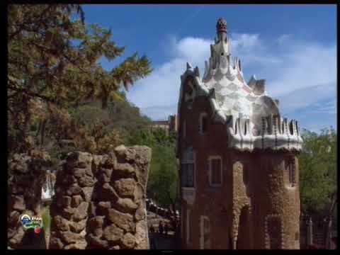 Видео: Испания Барселона парк Гуэль