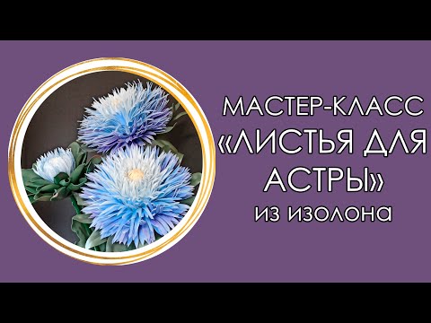 Видео: 🌿ЛИСТЬЯ ДЛЯ АСТРЫ из изолона (Мастер-Класс 2019)