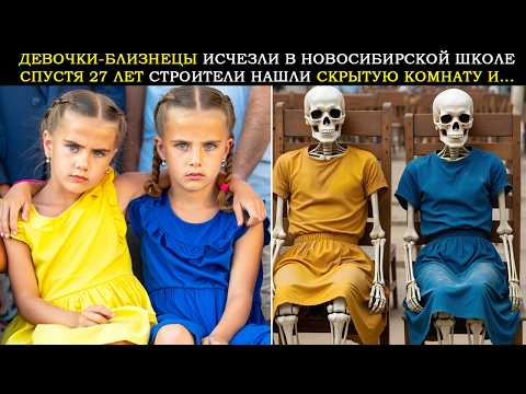 Видео: Девочки-Близнецы Исчезли в Подготовительной Школе Новосибирска. Спустя 27 Лет Строители Нашли.…