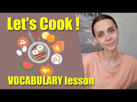 Видео: Cooking / Готовим еду на английском / Vocabulary Урок английского 16+