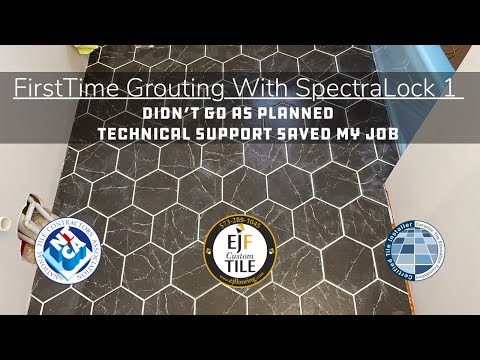 Видео: Как (не) использовать затирку SpectraLock 1 Pre-Mix | Колумбия, штат Миссури