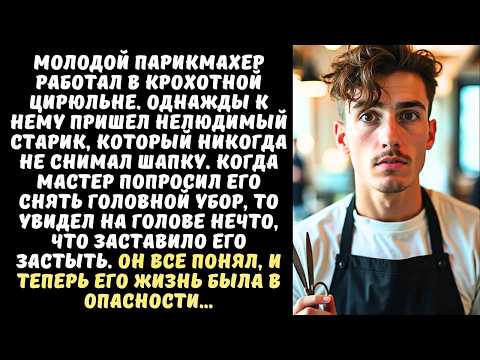 Видео: ПАРИКМАХЕР стриг странного СТАРИКА, а когда снял с него шапку, его сердце сжалось от увиденного...