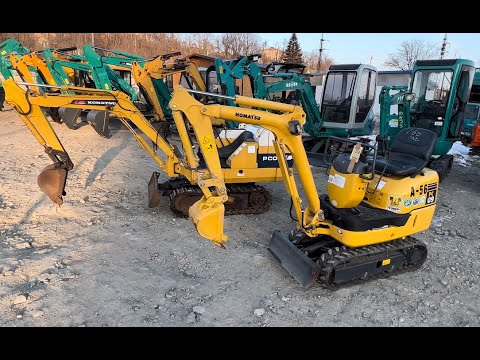 Видео: Два мини экскаватора с разницей в 20 лет!!!