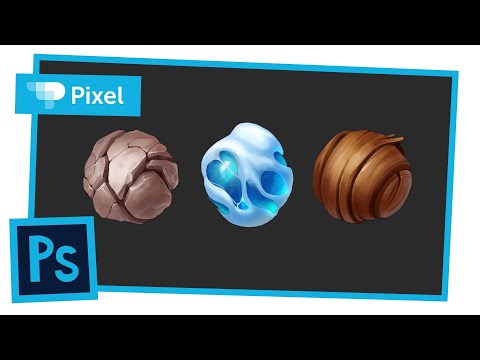Видео: Рисуем материалы в Adobe Photoshop (+ проверка работ)
