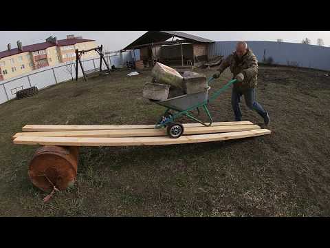 Видео: Что получится? Героскутер + садовая тачка.