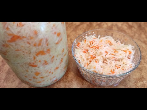 Видео: Квашеная капуста - рецепт проверен годами / Sauerkraut - the recipe has been tested for years