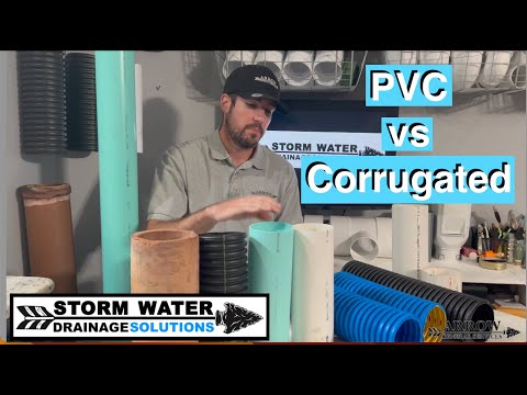 Видео: ПВХ против гофрированной трубы — настоящая правда — дренаж двора