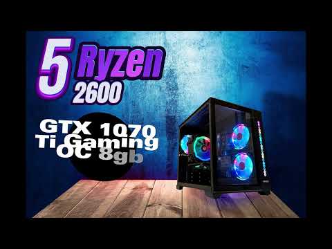 Видео: Калининград. Игровой компьютер за 41990 р. Ginzzu V350. Ryzen 5 2600. GTX 1070 ti. cyberpunk 2077