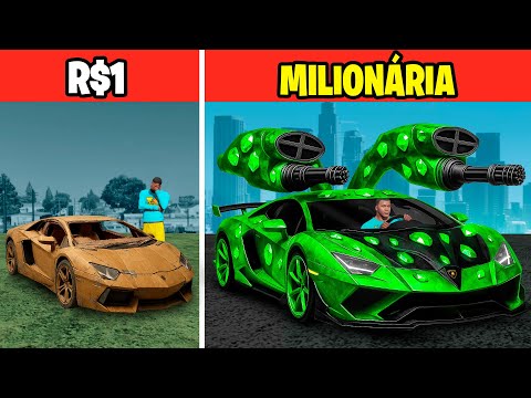 Видео: Lamborghini за $1 до Миллионера в GTA 5!