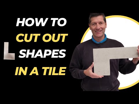 Видео: Как вырезать Г-образную форму из плитки за 60 секунд