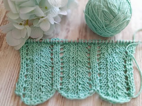 Видео: Ажурные дорожки спицами
