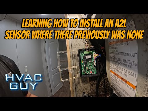Видео: Замена испарителя и установка датчика A2L!