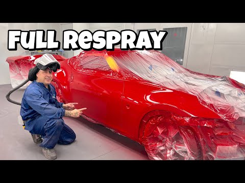 Видео: Как подготовить и покрасить Nissan 370 Z перед полной перекраской