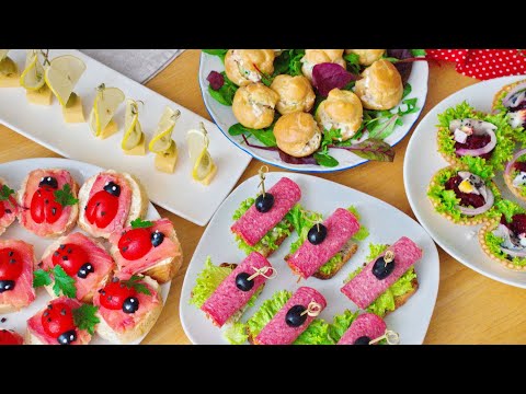 Видео: ТОП 5 ЗАКУСОК НА ПРАЗДНИЧНЫЙ СТОЛ! Самые Красивые и Самые Вкусные! Меню от Домашнего Ресторана