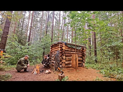 Видео: ИЗБА В ТАЙГЕ. КТО БЫЛ НА ИЗБЕ?  ЗАГОТАВЛИВАЕМ ДРОВА НА ЗИМУ.   ГОТОВИМ ЕДУ НА КОСТРЕ. ДИКАЯ КУХНЯ!