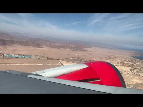 Видео: Уход на второй круг в Шарме / Boeing 767 / Azur Air / приземление / козление