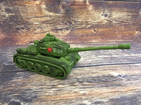 Видео: танк из мастики для торта / how to make a tank cake . ТУ 34 на торт. Танинторт